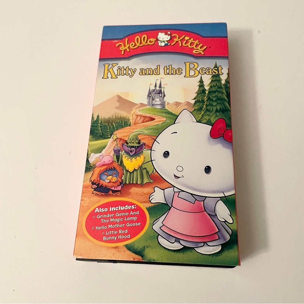 Vintage 1998 Hello Kitty Kitty and the Beast VHS Tape Furry Tale Theater - Picture 16 of 16